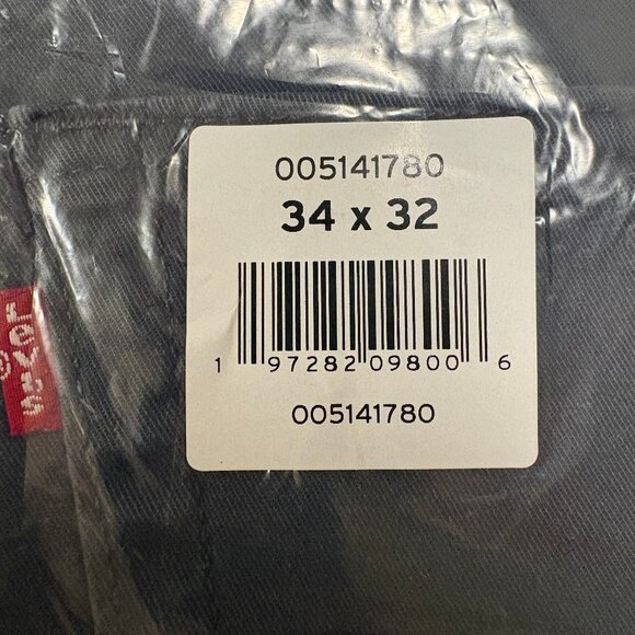 Levi's 514 Straight Fit 34x32 Light Blue Jeans Chinos - Picture 5 of 6